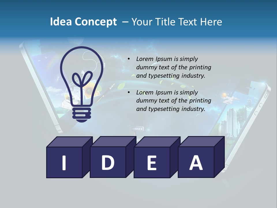 Living Room Domestic Home PowerPoint Template