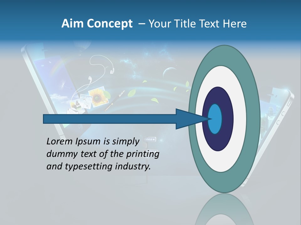 Living Room Domestic Home PowerPoint Template