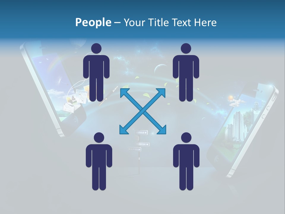 Living Room Domestic Home PowerPoint Template