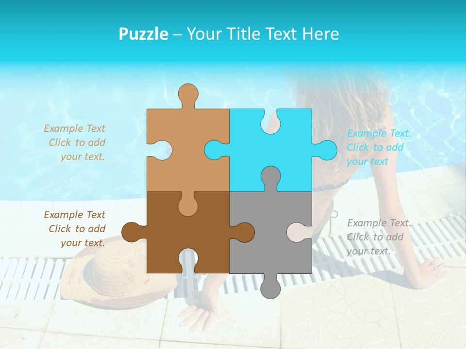 Leisure Fun Girl PowerPoint Template