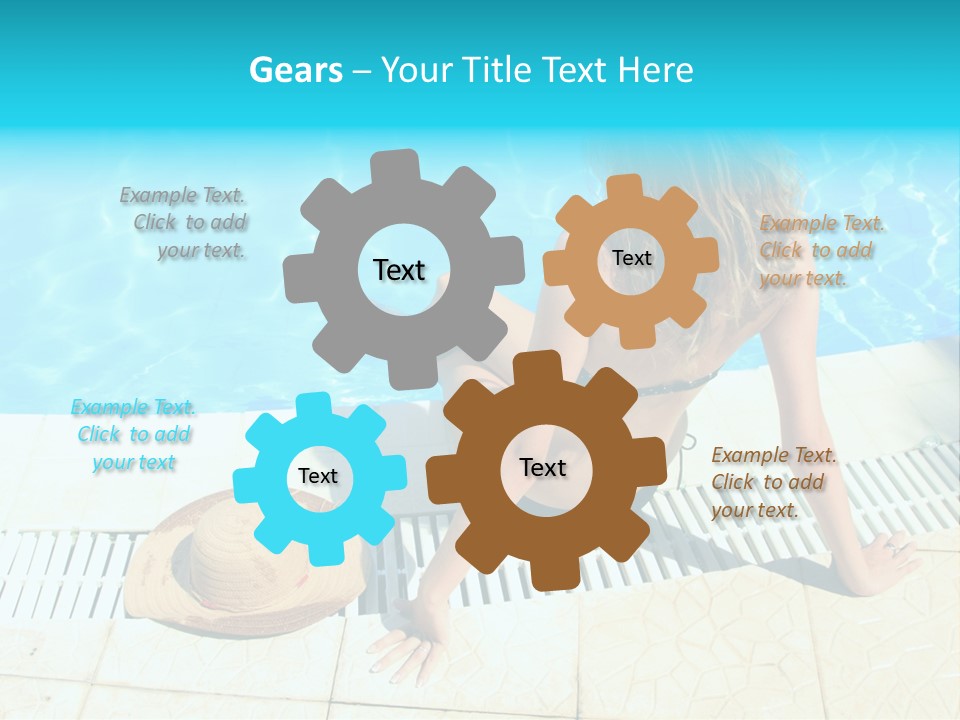 Leisure Fun Girl PowerPoint Template