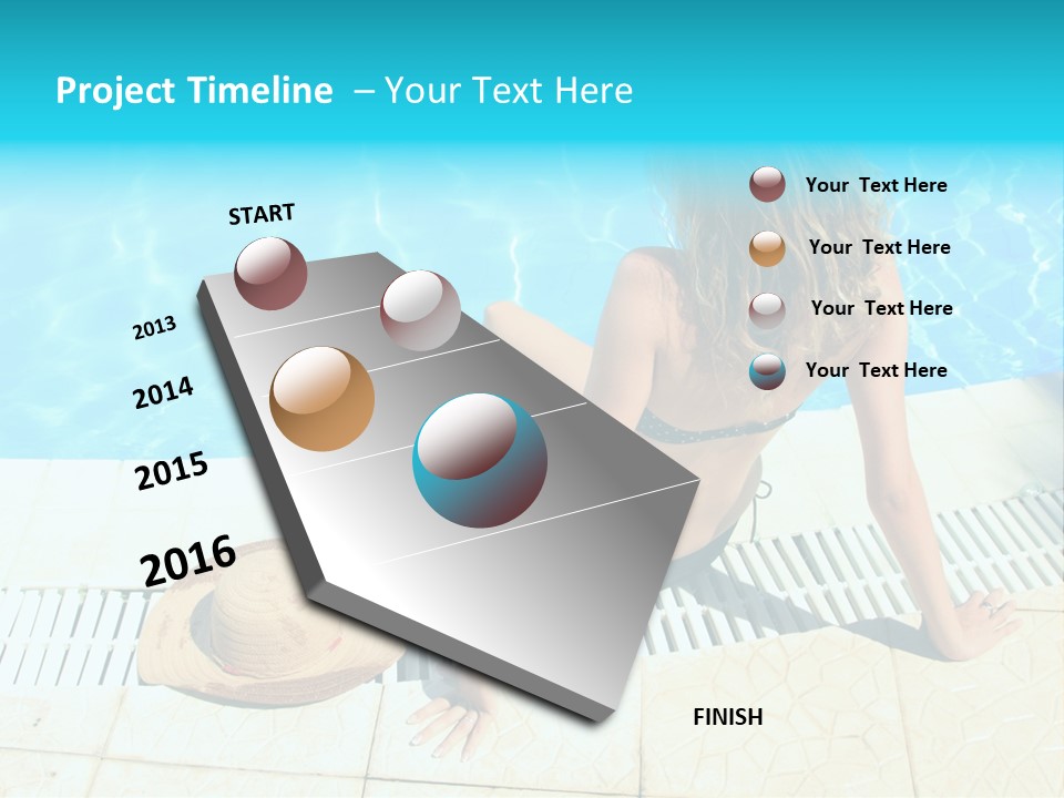 Leisure Fun Girl PowerPoint Template