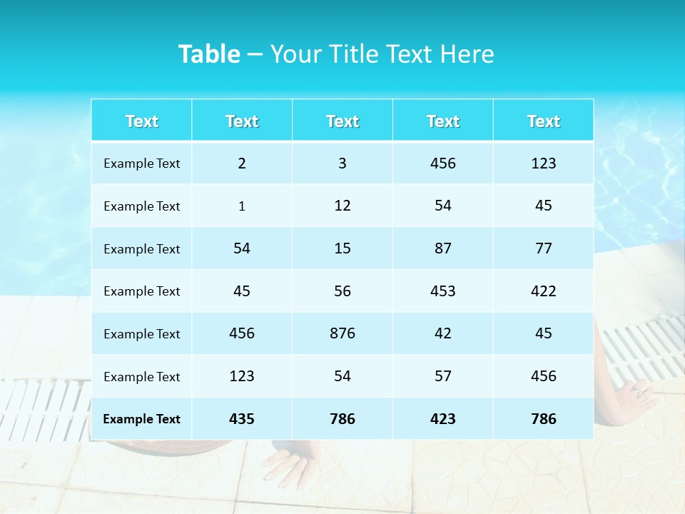 Leisure Fun Girl PowerPoint Template