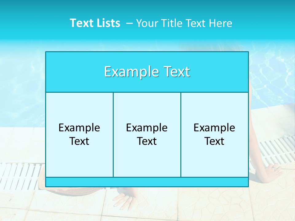 Leisure Fun Girl PowerPoint Template