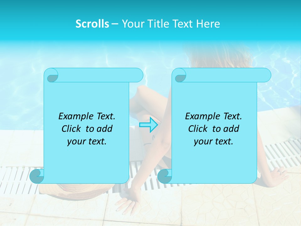 Leisure Fun Girl PowerPoint Template