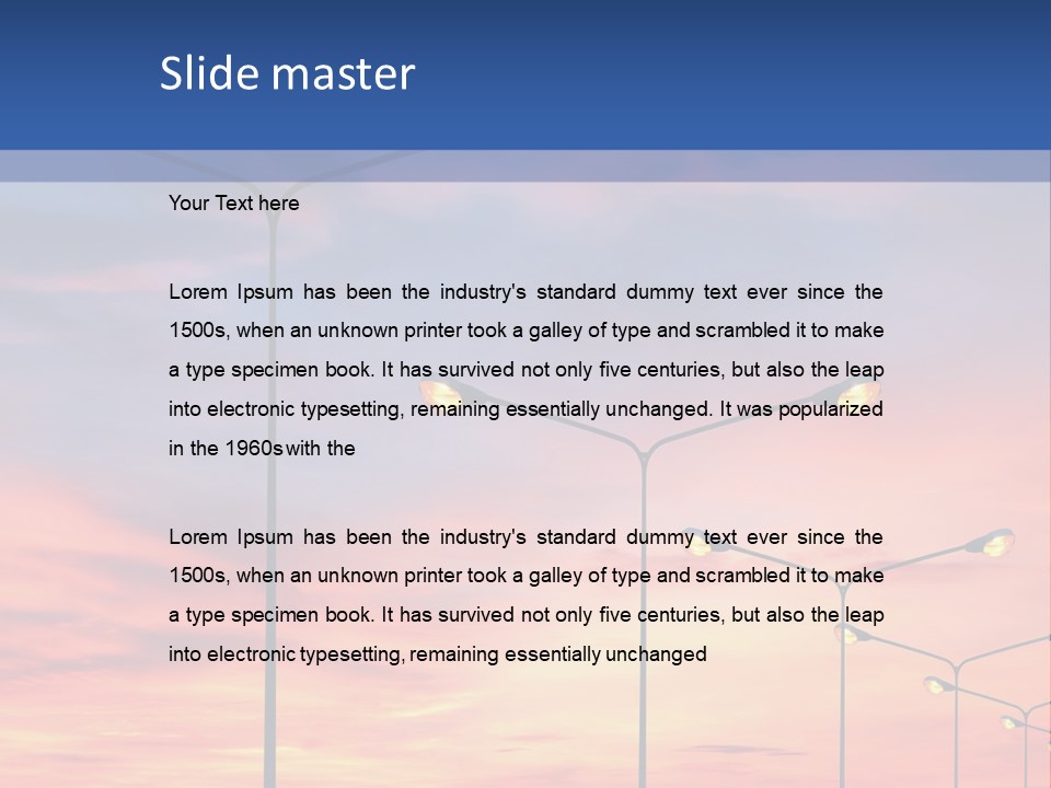 Beauty Beautiful Sunshine PowerPoint Template