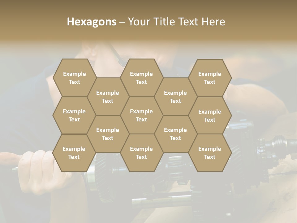 Machine Part Industry Work PowerPoint Template