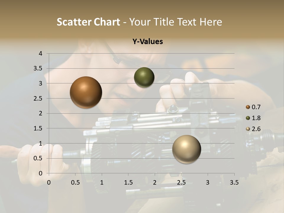 Machine Part Industry Work PowerPoint Template