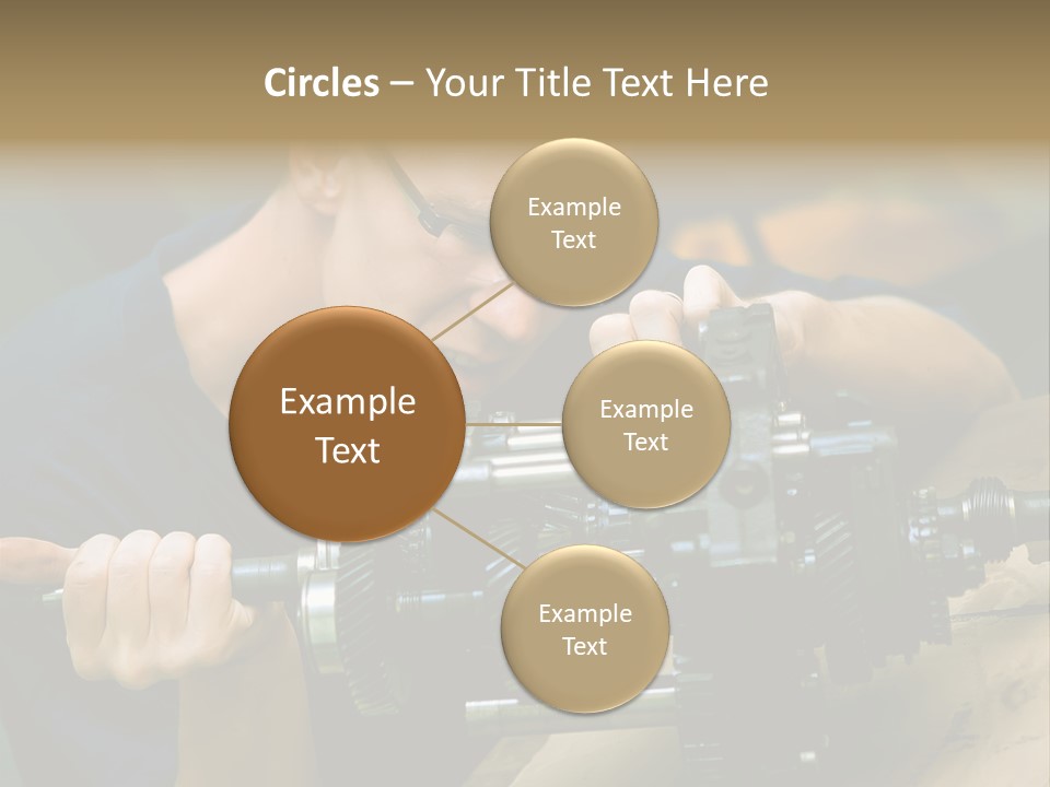 Machine Part Industry Work PowerPoint Template