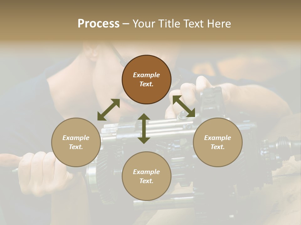 Machine Part Industry Work PowerPoint Template