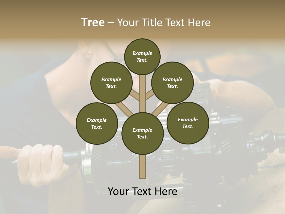 Machine Part Industry Work PowerPoint Template
