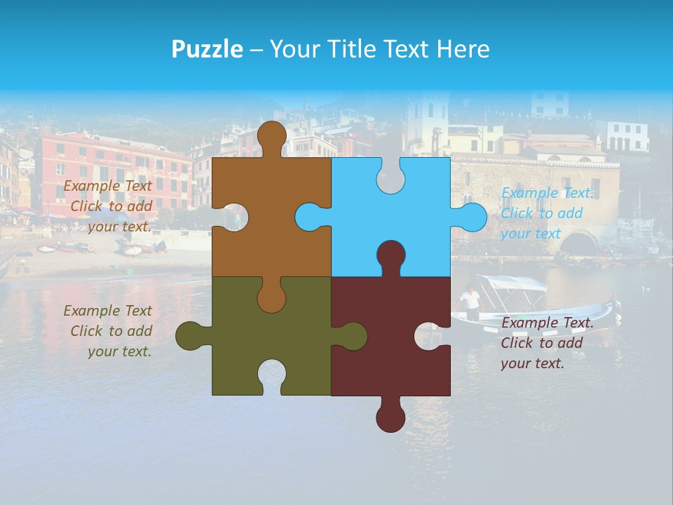 Beach Terre Italy PowerPoint Template