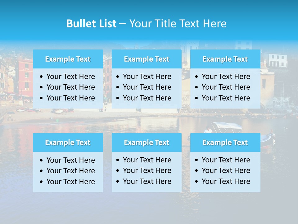 Beach Terre Italy PowerPoint Template