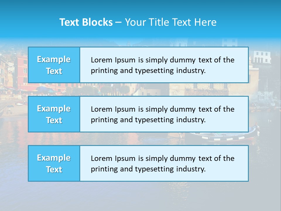 Beach Terre Italy PowerPoint Template