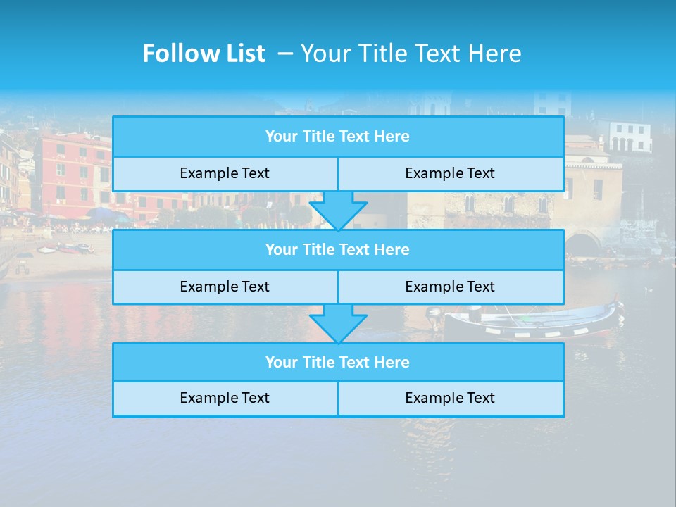 Beach Terre Italy PowerPoint Template