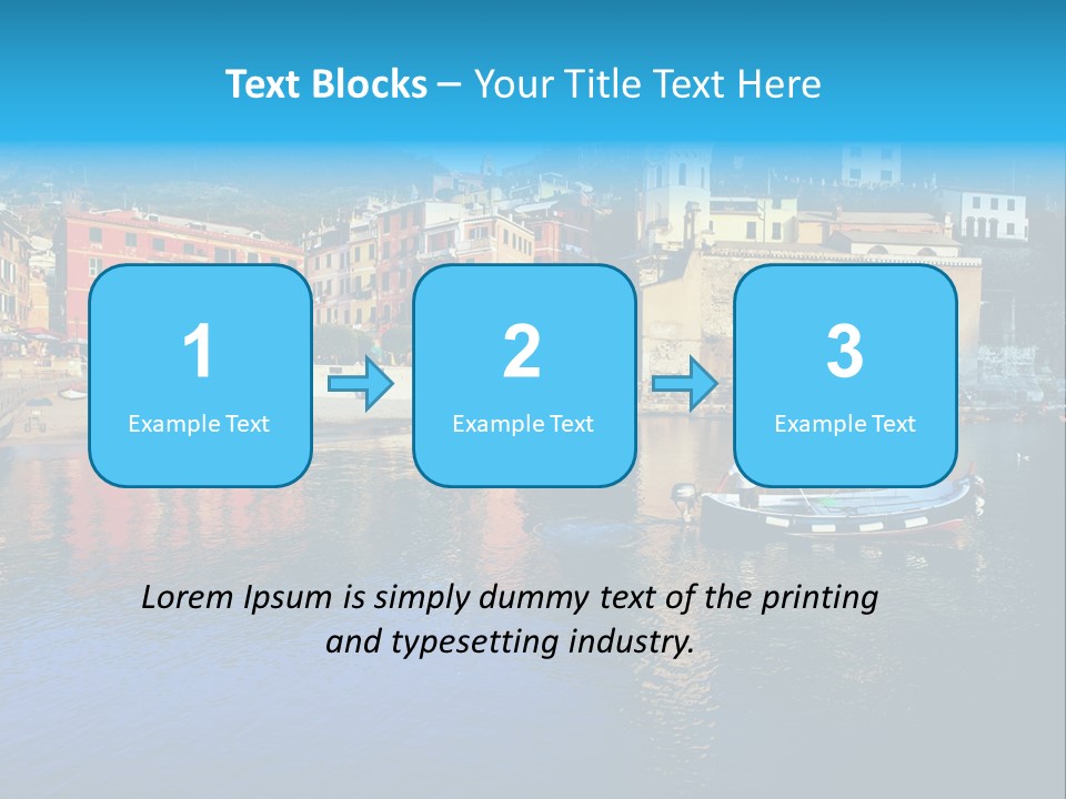 Beach Terre Italy PowerPoint Template