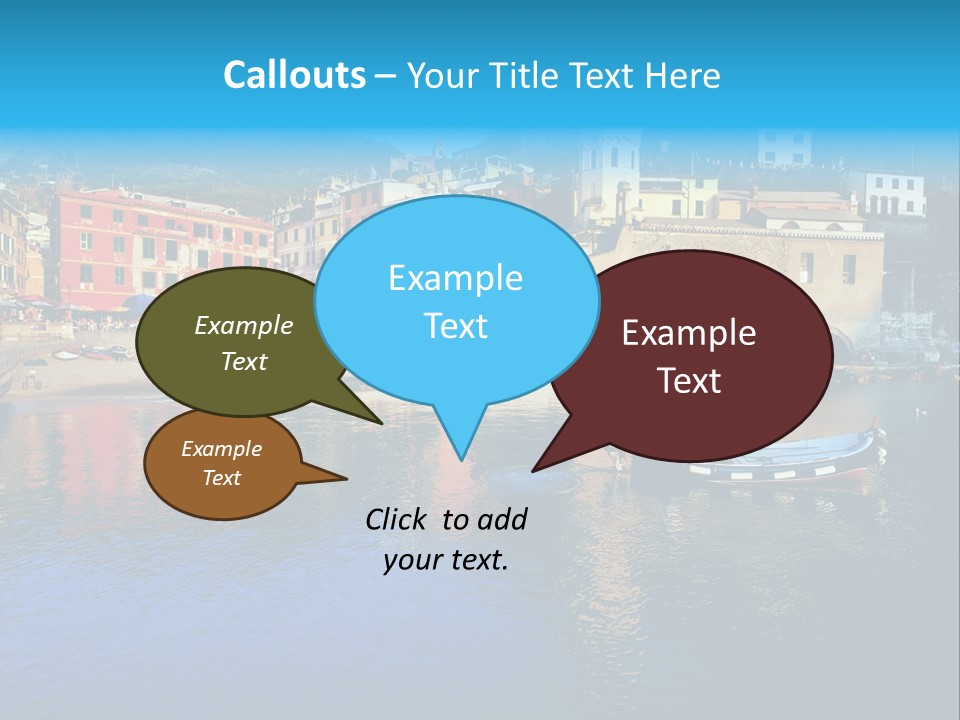 Beach Terre Italy PowerPoint Template