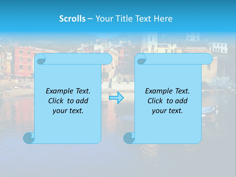 Beach Terre Italy PowerPoint Template