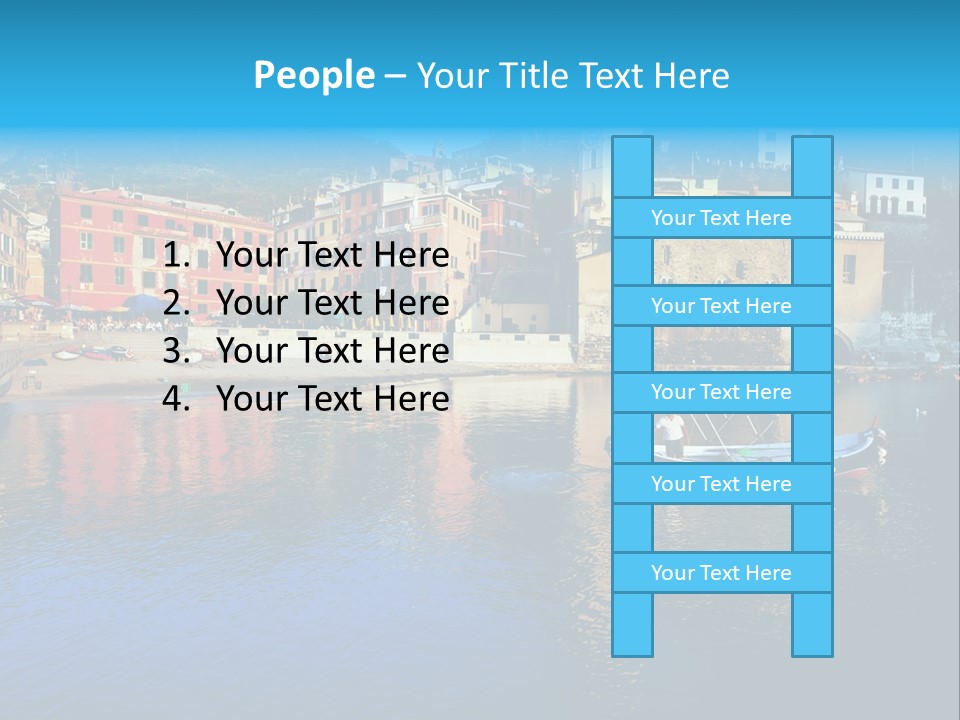 Beach Terre Italy PowerPoint Template