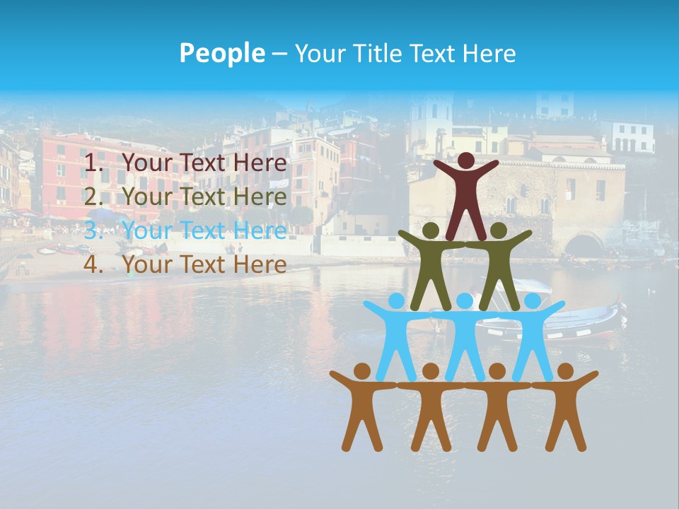 Beach Terre Italy PowerPoint Template