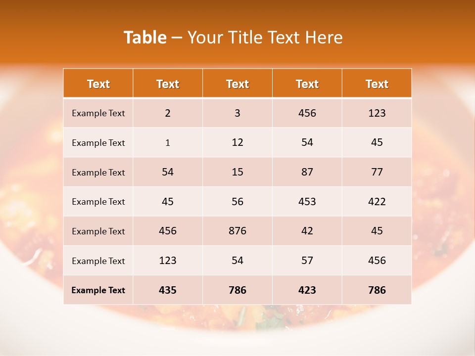 Soup Prawn Italian PowerPoint Template