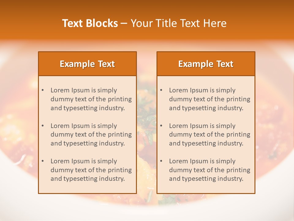 Soup Prawn Italian PowerPoint Template