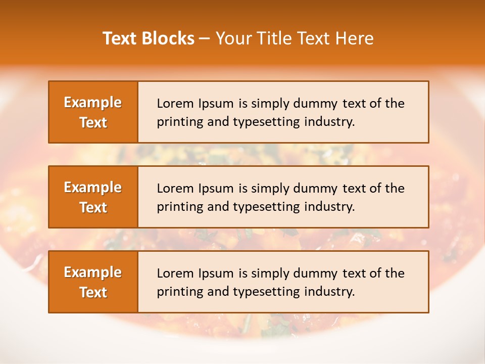 Soup Prawn Italian PowerPoint Template