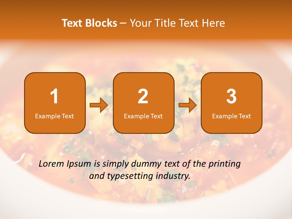 Soup Prawn Italian PowerPoint Template