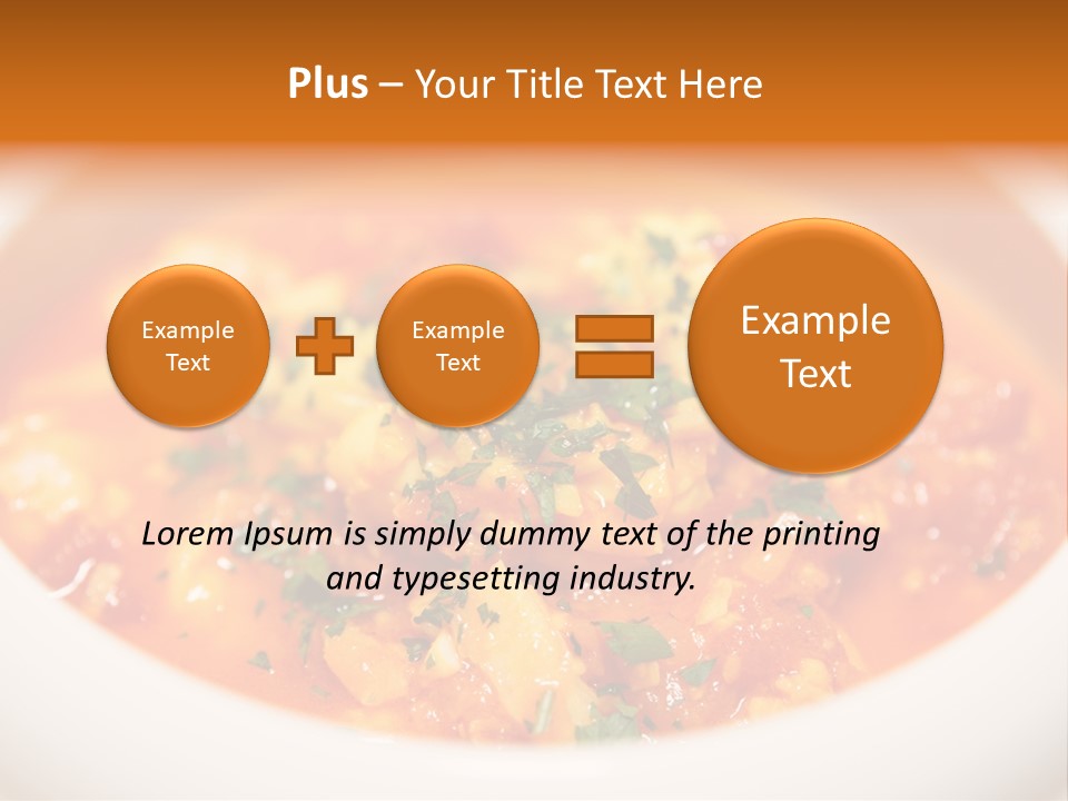 Soup Prawn Italian PowerPoint Template