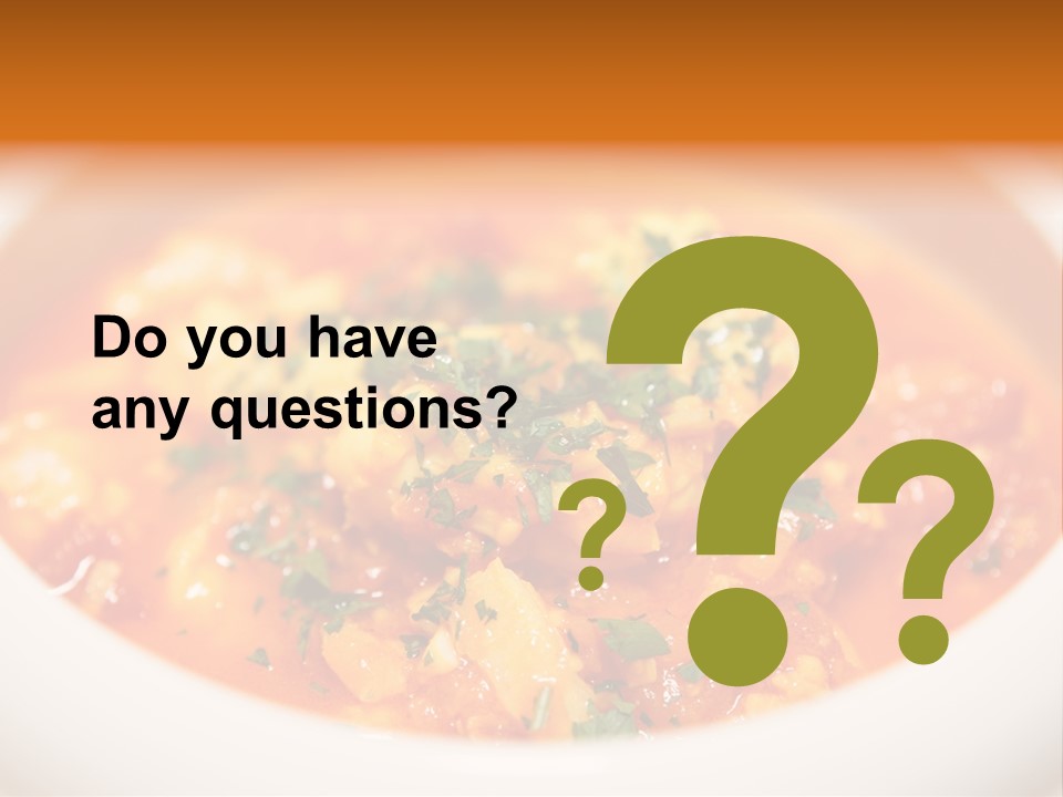 Soup Prawn Italian PowerPoint Template