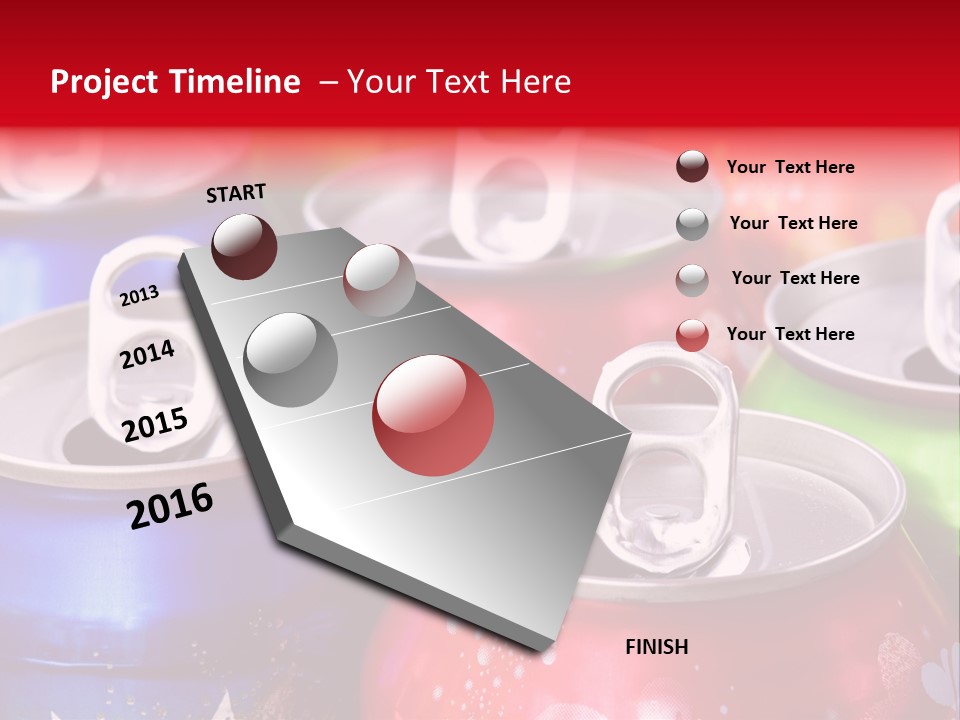 Manufacturing Destroyed Compress PowerPoint Template