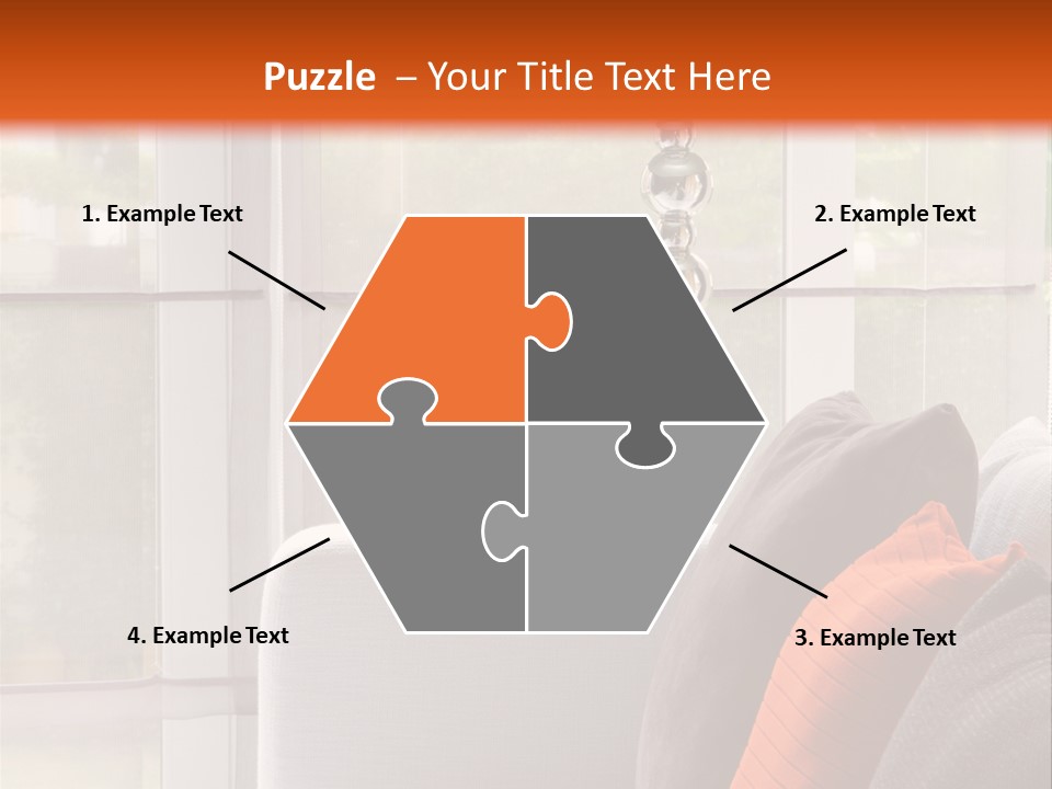 Living Room Domestic Home PowerPoint Template