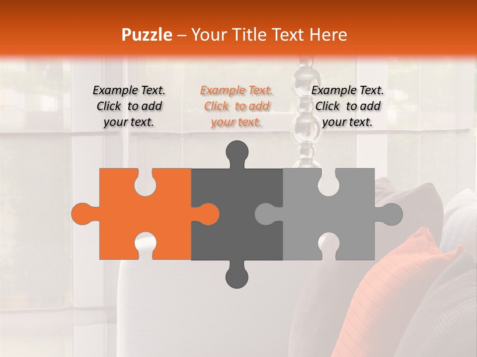 Living Room Domestic Home PowerPoint Template