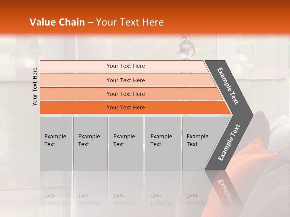 Living Room Domestic Home PowerPoint Template