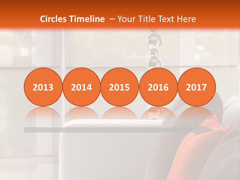 Living Room Domestic Home PowerPoint Template