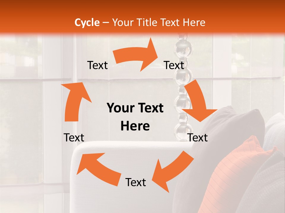 Living Room Domestic Home PowerPoint Template