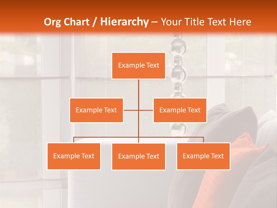 Living Room Domestic Home PowerPoint Template