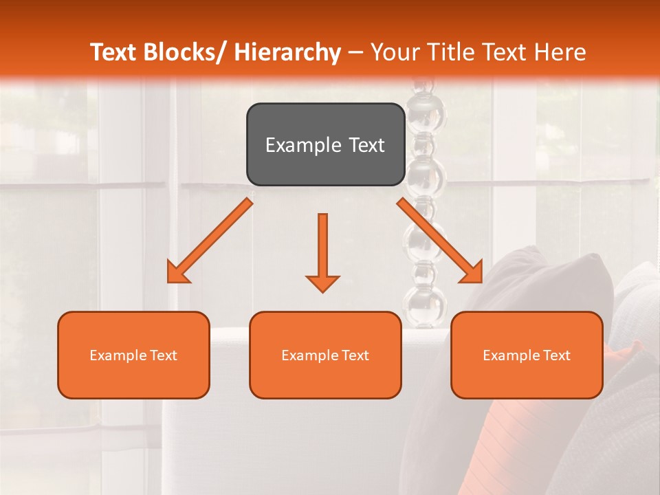 Living Room Domestic Home PowerPoint Template