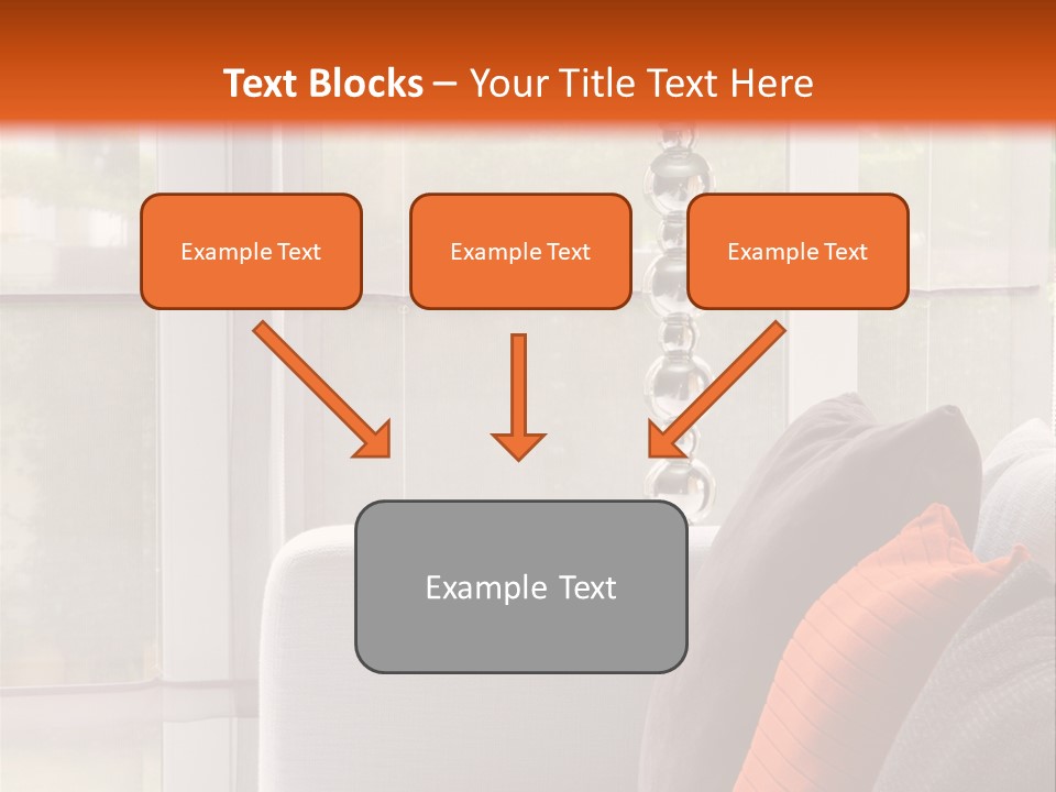 Living Room Domestic Home PowerPoint Template