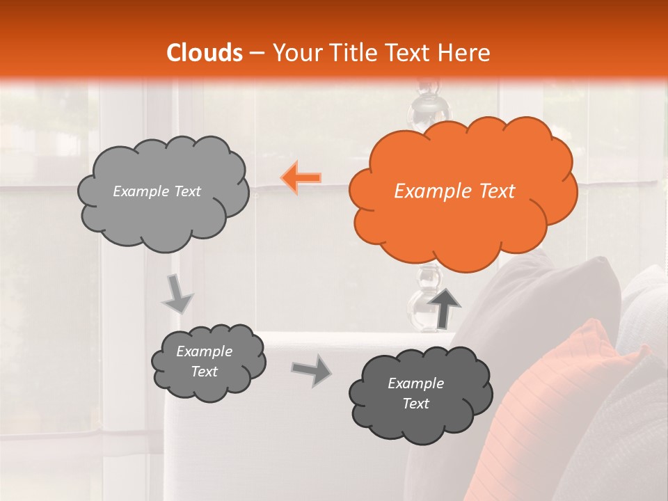 Living Room Domestic Home PowerPoint Template