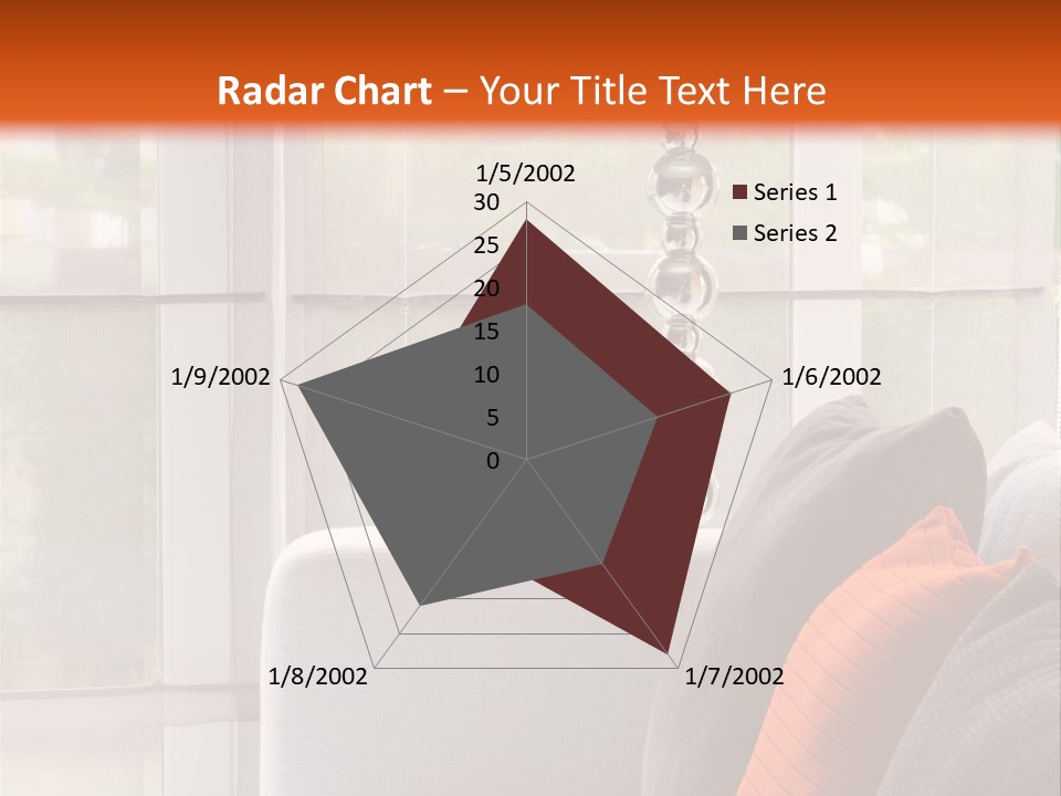 Living Room Domestic Home PowerPoint Template