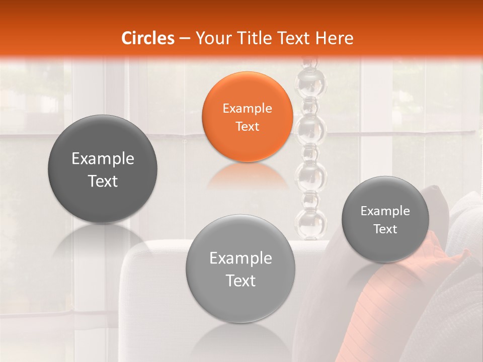 Living Room Domestic Home PowerPoint Template