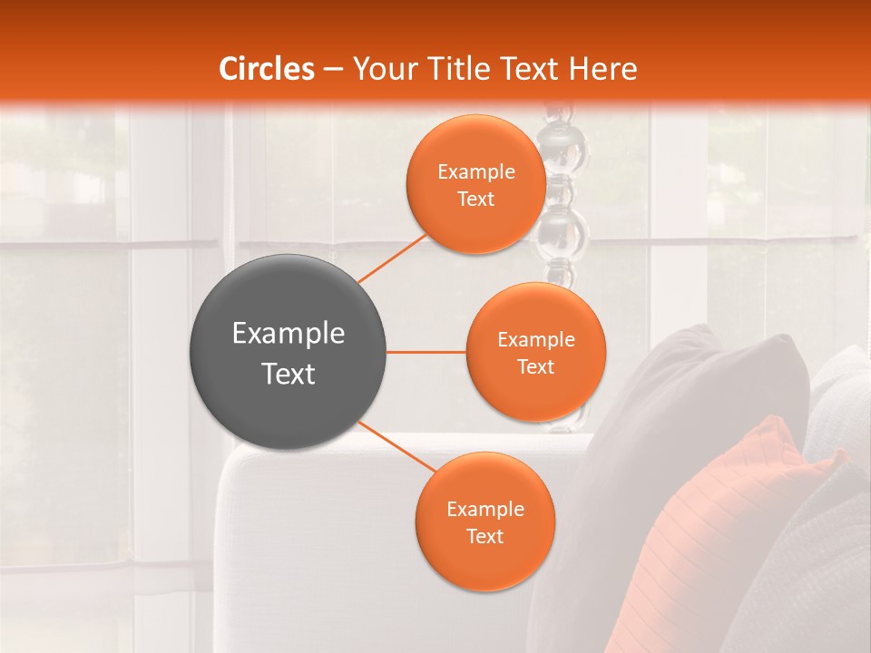 Living Room Domestic Home PowerPoint Template