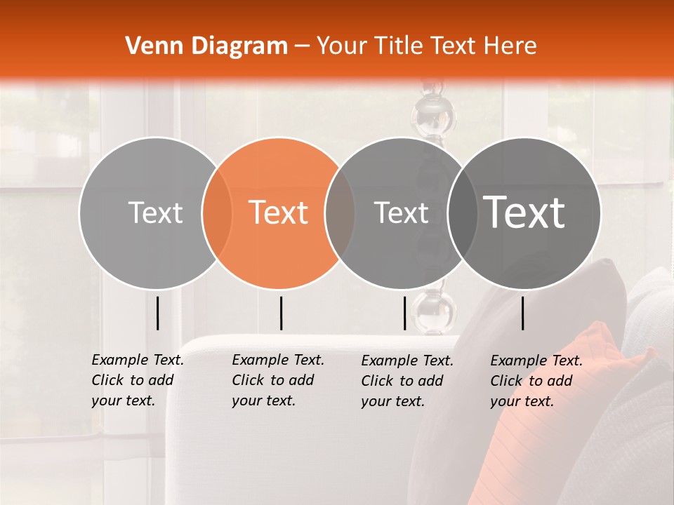 Living Room Domestic Home PowerPoint Template