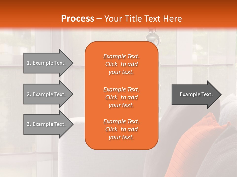 Living Room Domestic Home PowerPoint Template