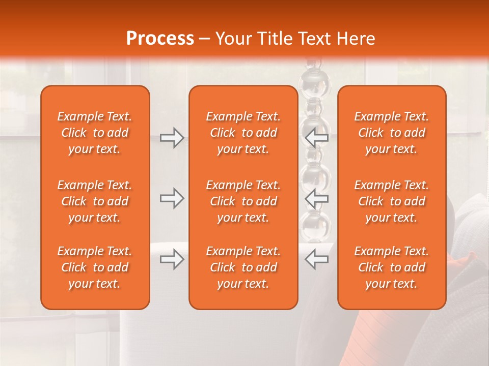 Living Room Domestic Home PowerPoint Template