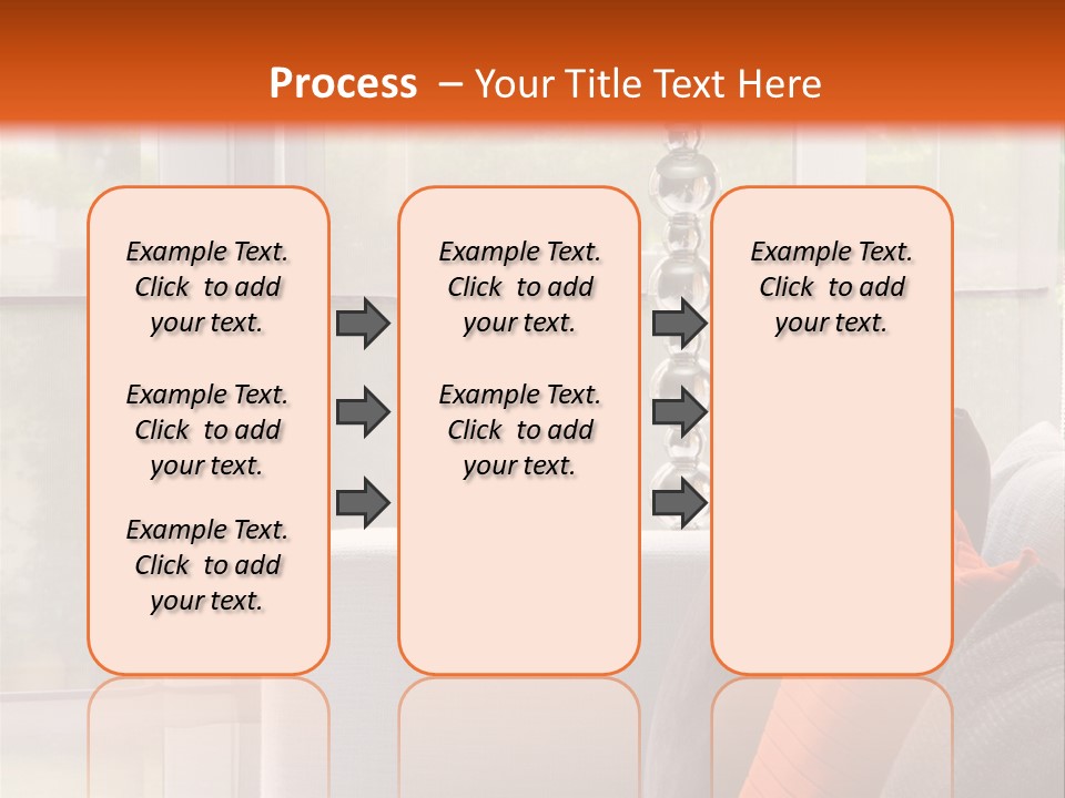 Living Room Domestic Home PowerPoint Template