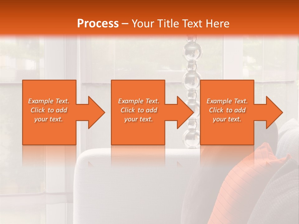Living Room Domestic Home PowerPoint Template