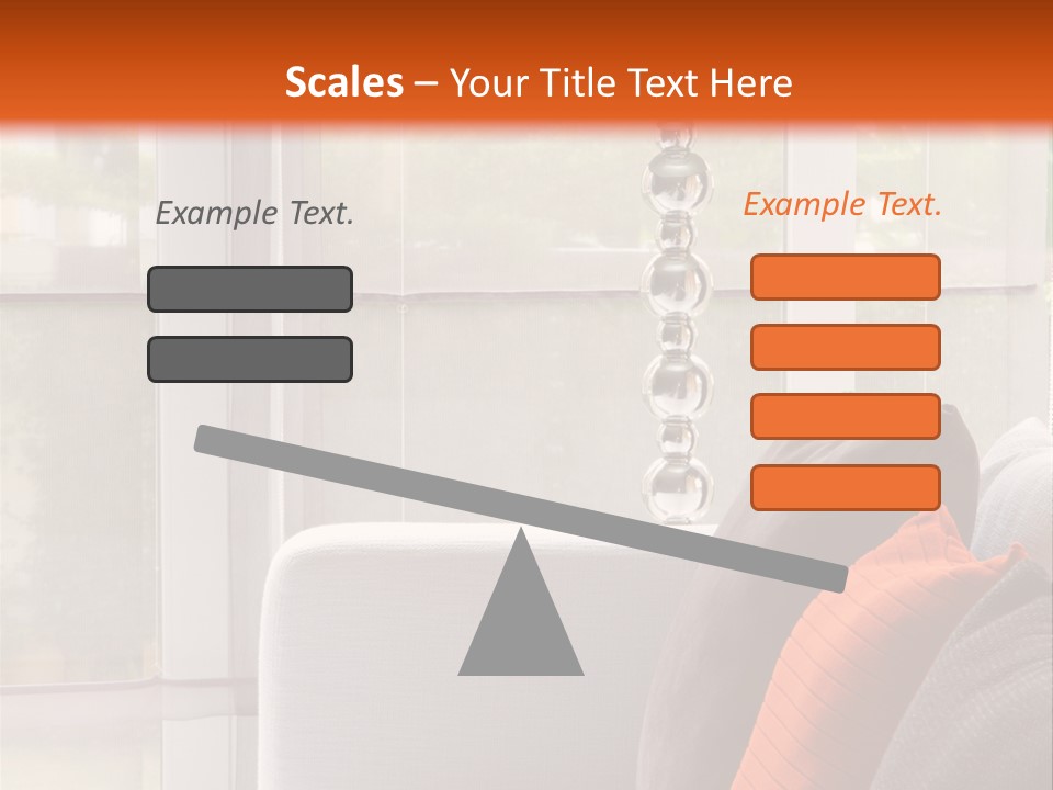 Living Room Domestic Home PowerPoint Template