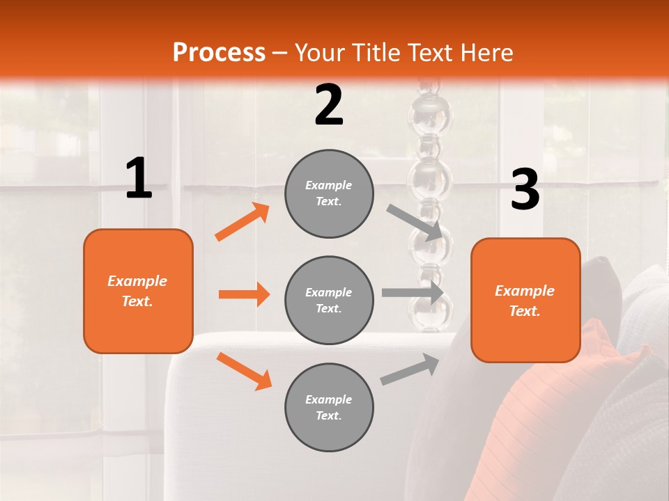Living Room Domestic Home PowerPoint Template